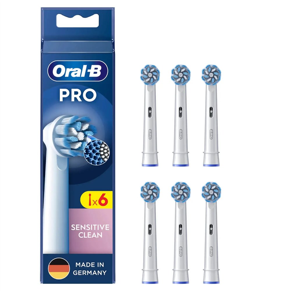 oral-b sensitive clean 6 pieza(s) blanco