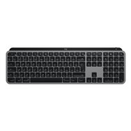 logitech master mx keys s for mac teclado oficina rf wireless + bluetooth qwerty internacional de ee.uu. aluminio, negro