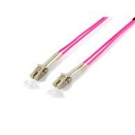 equip 255516 cable de fibra óptica e infiniband 10 m lc beige, violeta