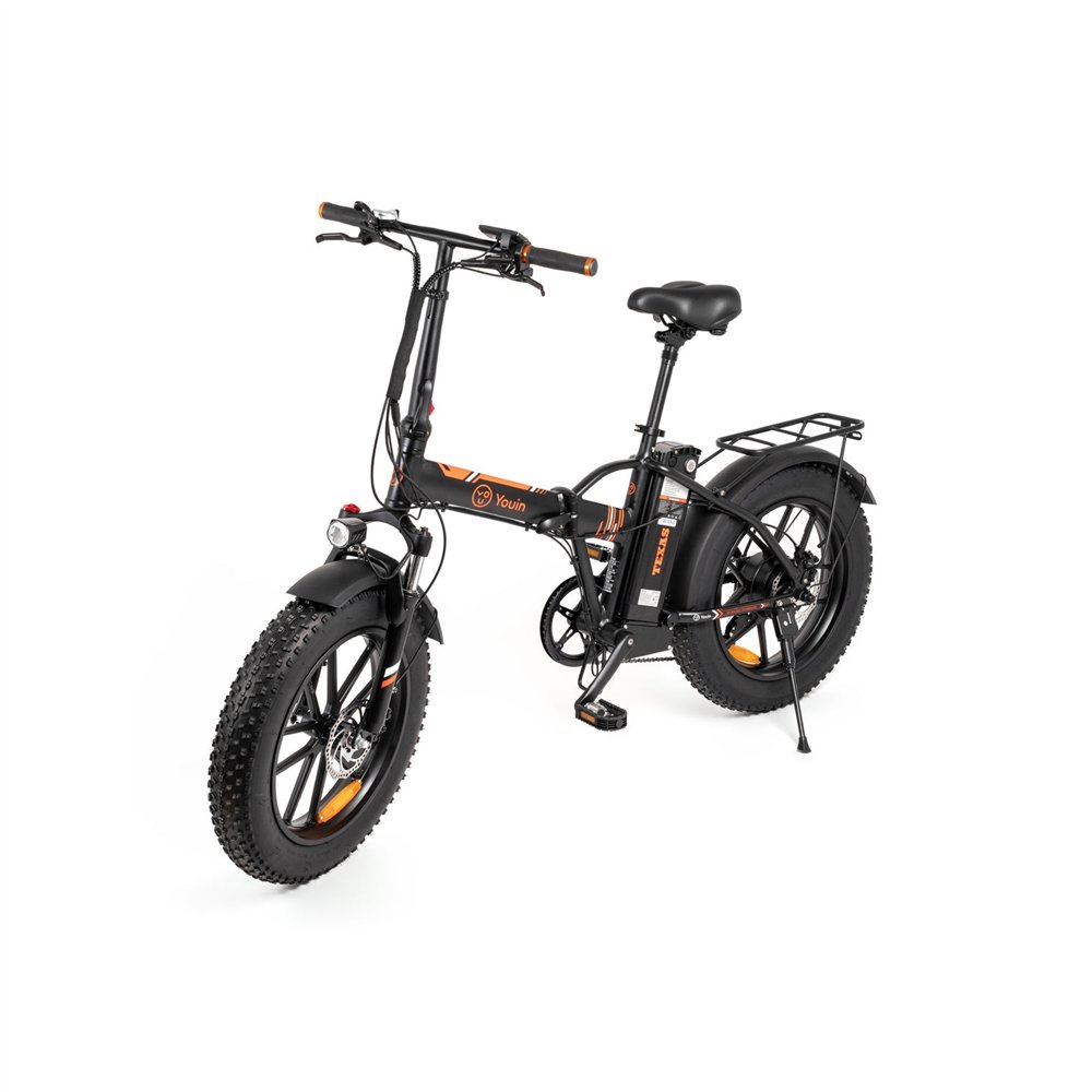 youin bk1201 bicicleta eléctrica negro, naranja aluminio 20 50,8 cm (20") 27 kg