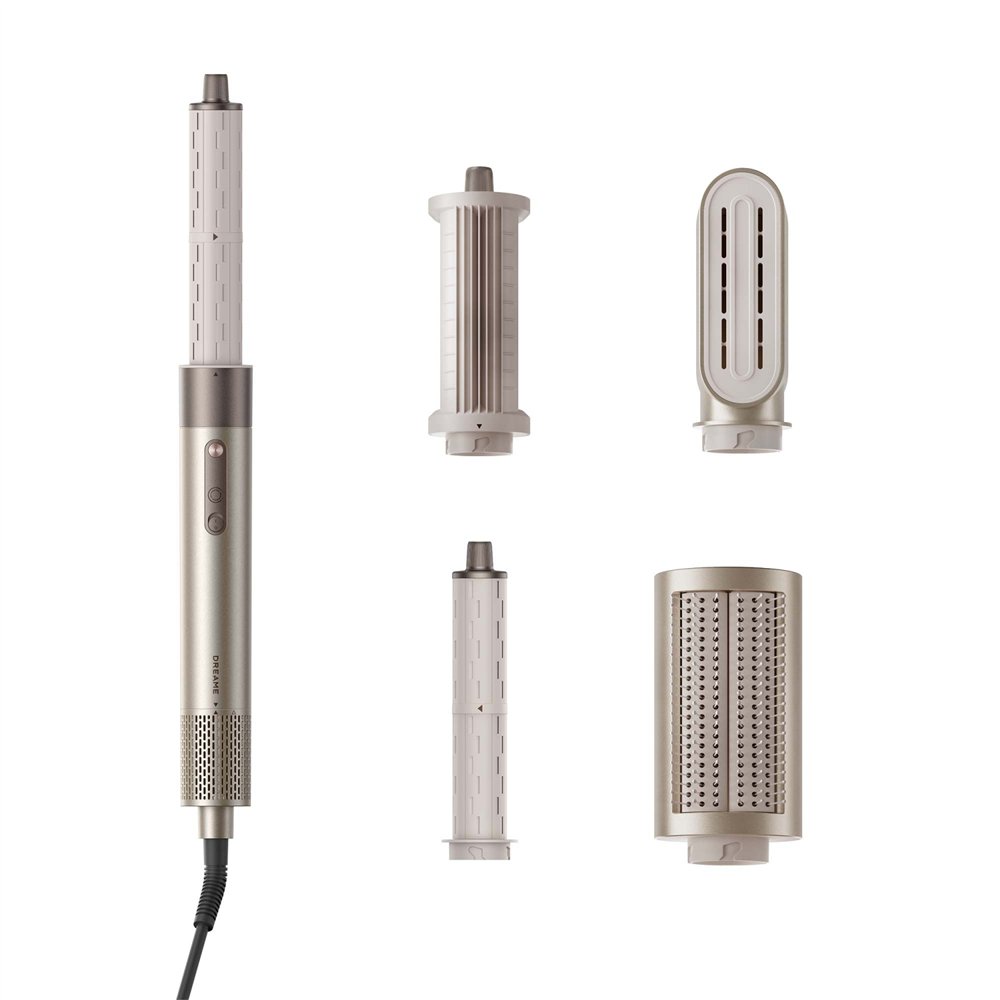 dreame 6978515253898 utensilio de peinado herramienta de peinado con múltiples accesorios airflow oro 1200 w