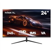 nilox monitor 24 gaming fhd 240hz pantalla para pc 61 cm (24") full hd lcd negro