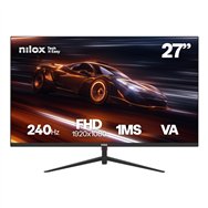 nilox monitor 27 gaming fhd 240hz pantalla para pc 68,6 cm (27") 1920 x 1080 pixeles full hd lcd negro