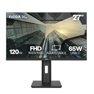 nilox monitor 27 ips 120 hz fhd pantalla para pc 68,6 cm (27") 1920 x 1080 pixeles full hd lcd negro
