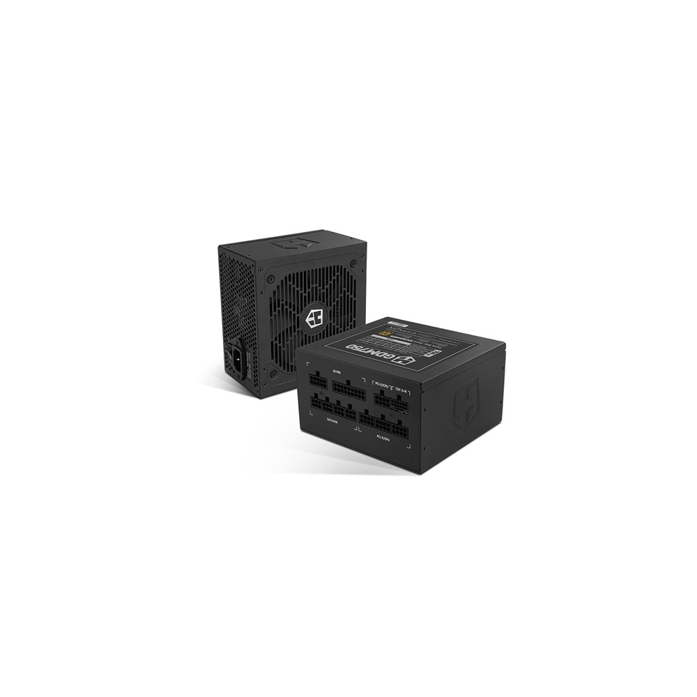 nox hummer gdm 750w gold unidad de fuente de alimentación 20+4 pin atx atx negro