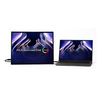 asus zenscreen fold oled mq17qh pantalla para pc 43,9 cm (17.3") 2560 x 1920 pixeles quad hd plata