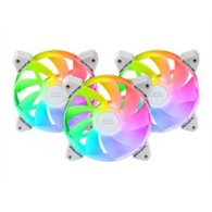 ventilador mars gaming argb 3x120mm blanco (mf3arw)