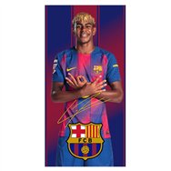 toalla lamine yamal f.c barcelona microfibra