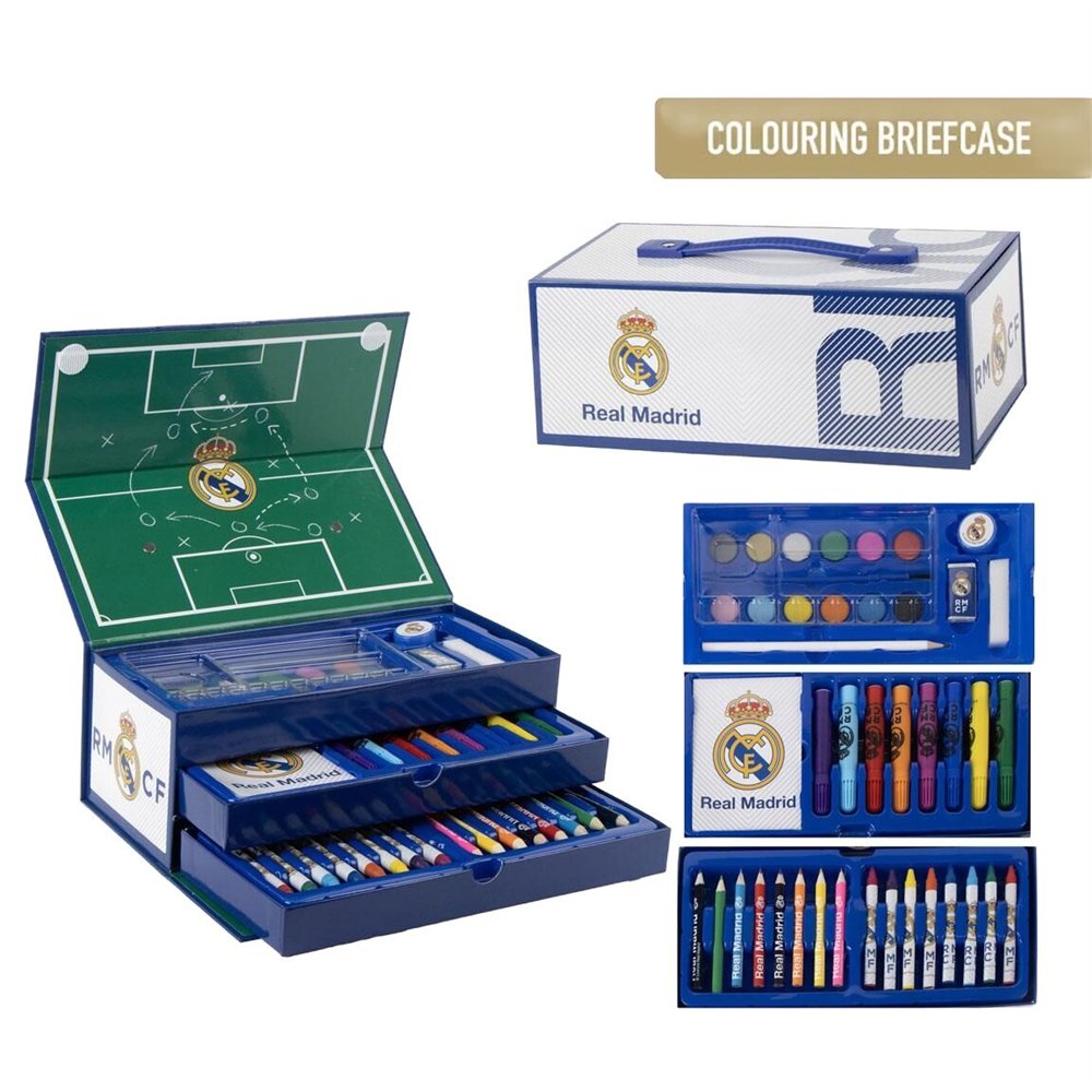 maletin coloreable real madrid