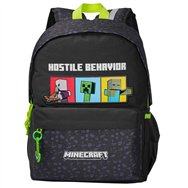 mochila minecraft 43cm adaptable
