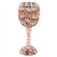 copa cabezas de calavera y espina dorsal