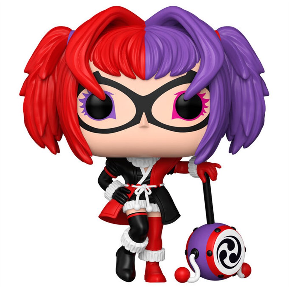 figura pop dc comics batman ninja harley quinn