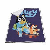 manta coralina sherpa bluey 120x150cm