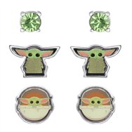 set 3 pares de pendientes baby yoda star wars