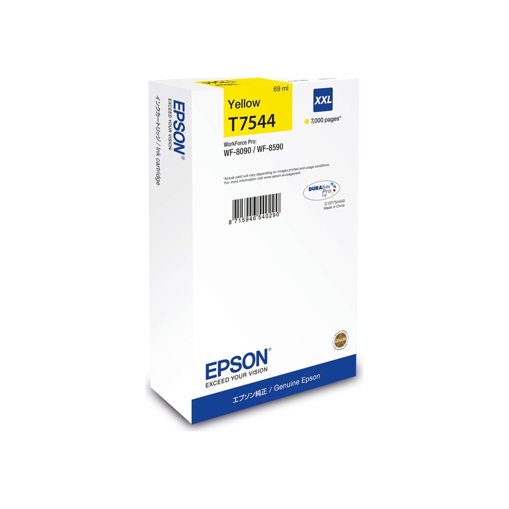cartucho epson t7544 amarillo c13t754440