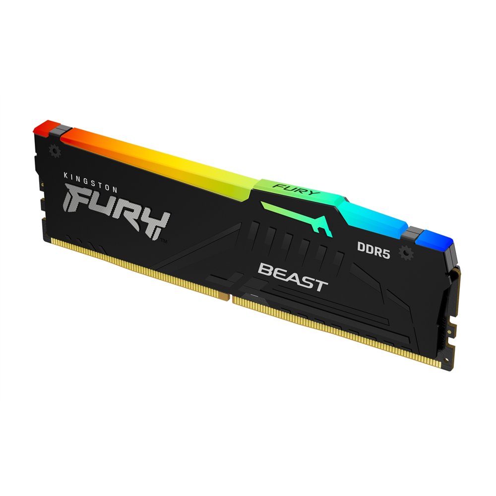 kingston technology fury beast rgb módulo de memoria 32 gb 1 x 32 gb ddr5 ecc