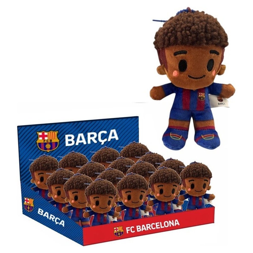peluche chico fc barcelona  12cm
