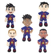 peluche jugador fc barcelona new edition 25cm surtido