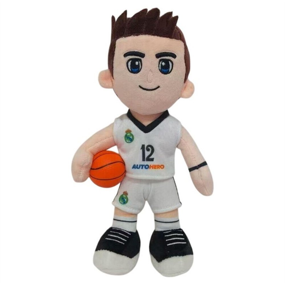 peluche jugador baloncesto real madrid 36cm
