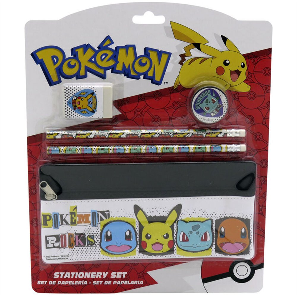 set papeleria pokemon