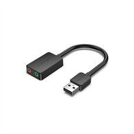 tarjeta de sonido 2.1 vention usb-a jack 3.5mm black