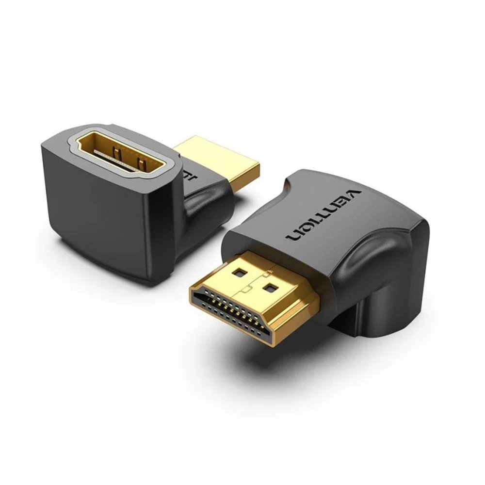 adaptador conversor vention hdmi/m a hdmi/h black