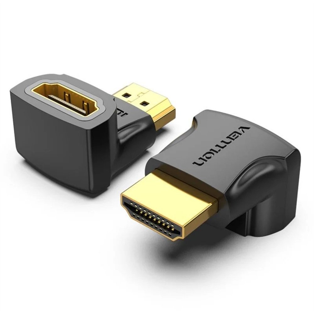 adaptador conversor vention 90º hdmi/m a hdmi/h
