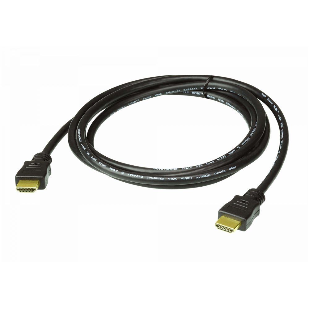 aten cable hdmi true 4k de alta velocidad con ethernet de 2 m