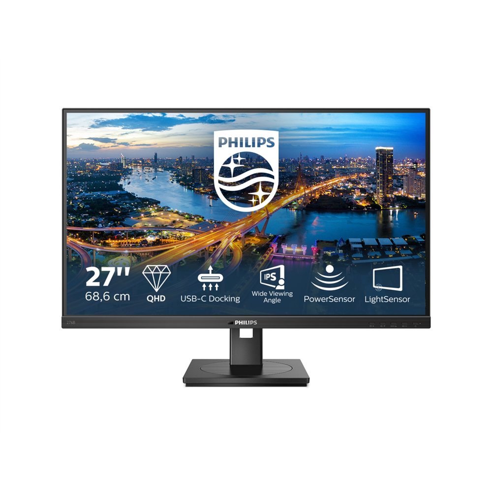 philips 276b1/00 pantalla para pc 68,6 cm (27") 2560 x 1440 pixeles