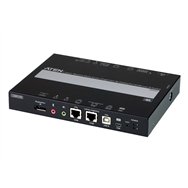 aten 1 switch kvm a través de ip displayport 4k de un solo puerto para acceso a recurso compartido local/remoto