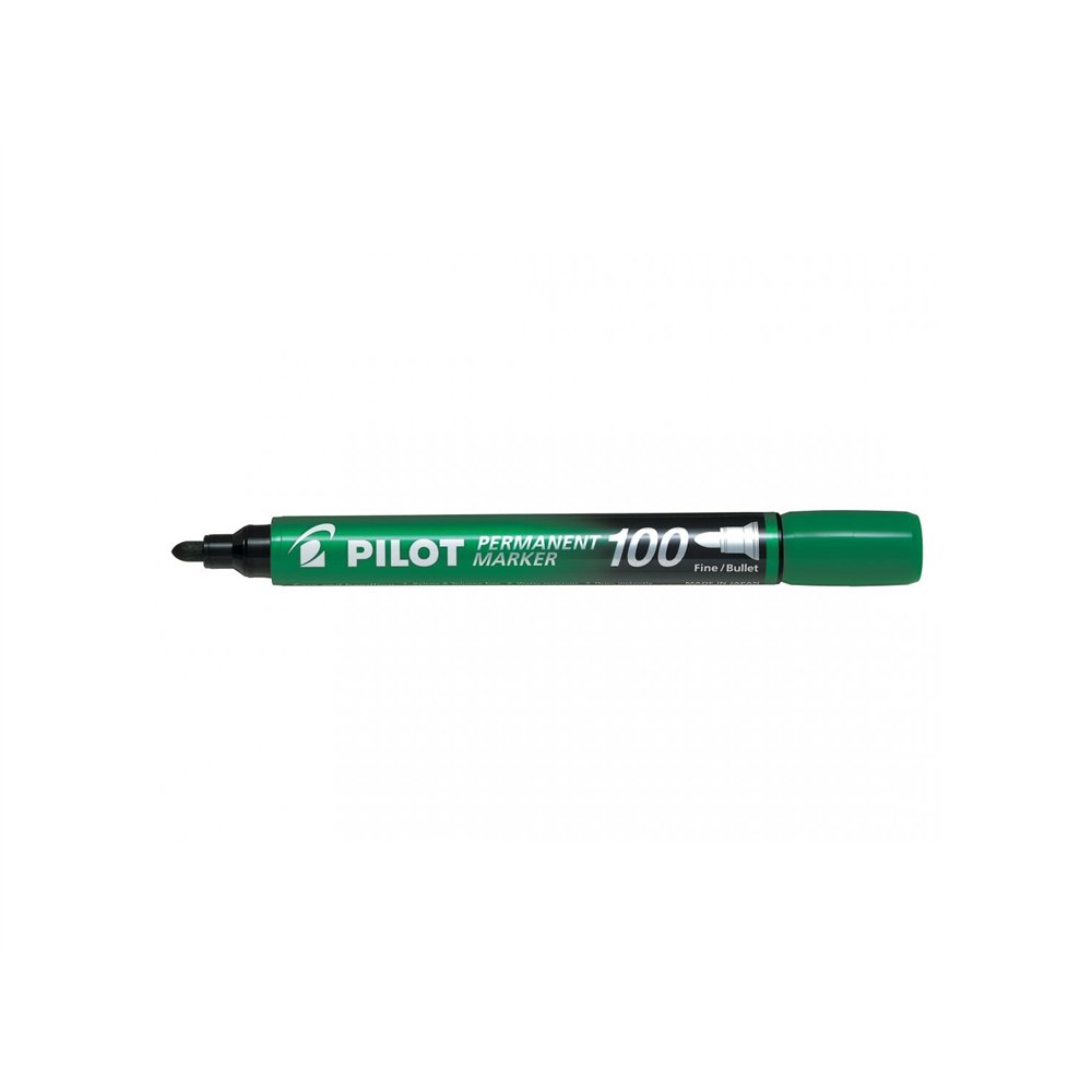 pilot permanent marker 100 verde