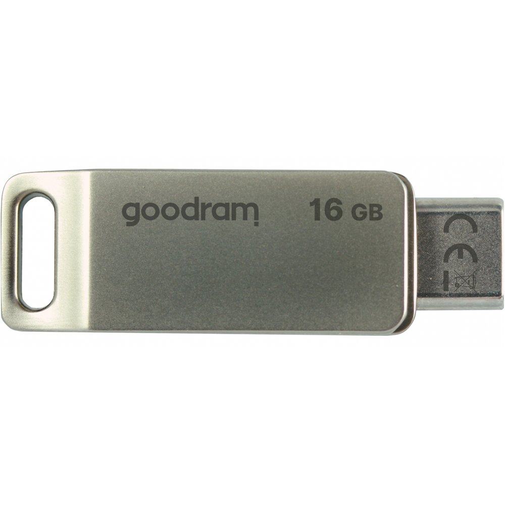 goodram oda3 unidad flash usb 16 gb usb type-a / usb type-c 3.2 gen 1 (3.1 gen 1) plata