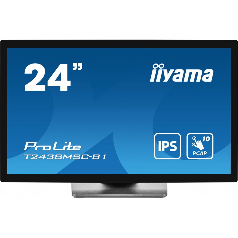 iiyama prolite 23.8" táctil full hd led negro monitor