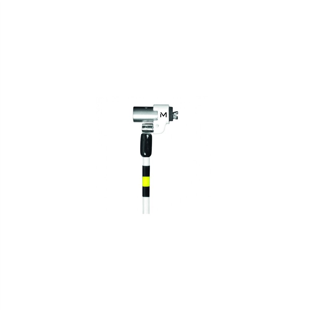 mobilis 001272 cable antirrobo negro, blanco, amarillo 2 m