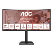 aoc e4 cu34e4cv pantalla para pc 86,4 cm (34") 3440 x 1440 pixeles ultrawide quad hd lcd negro