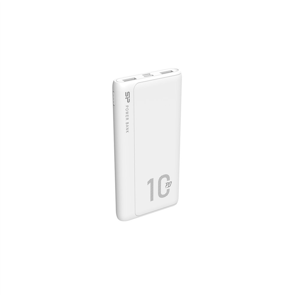 silicon power qp15 polímero de litio 10000 mah blanco