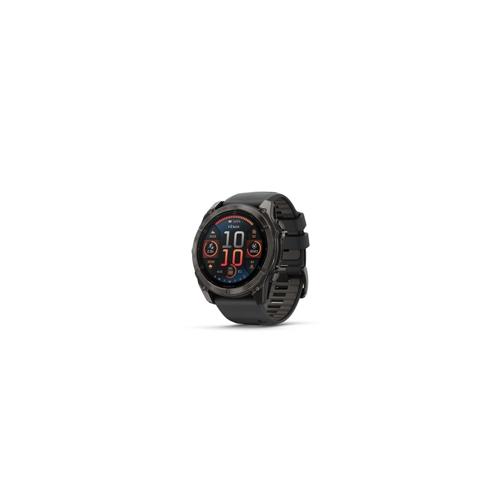 garmin fenix 8 3,56 cm (1.4") amoled 51 mm digital 454 x 454 pixeles pantalla táctil titanio wifi gps (satélite)