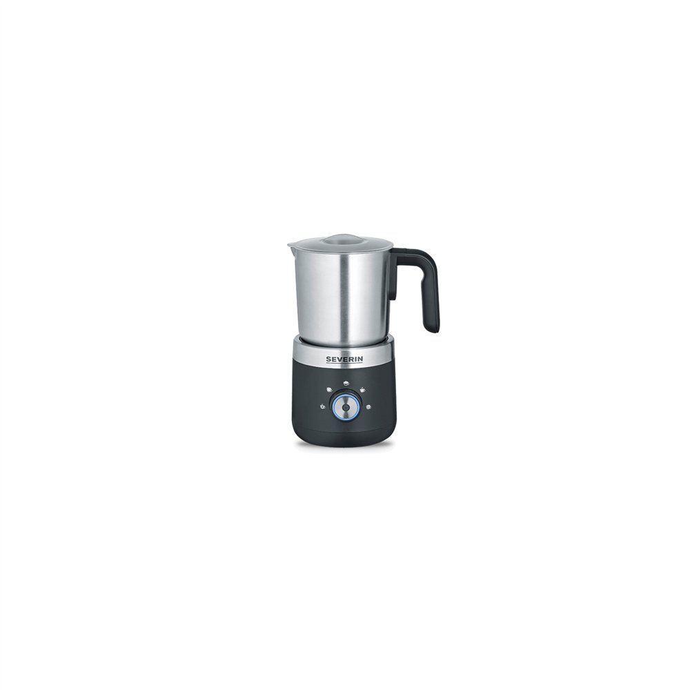 severin 3588 espumador o calentador de leche handheld electric milk frother negro, plata