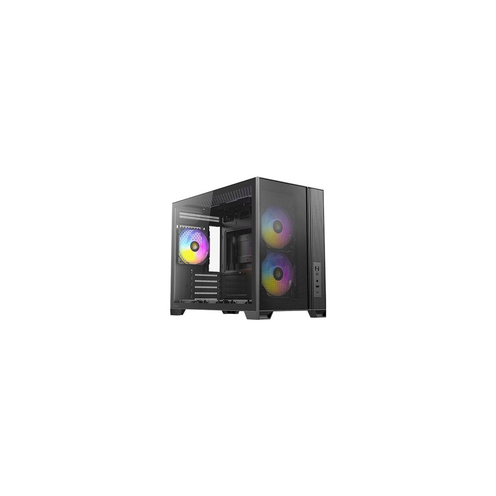 antec flux m micro torre negro
