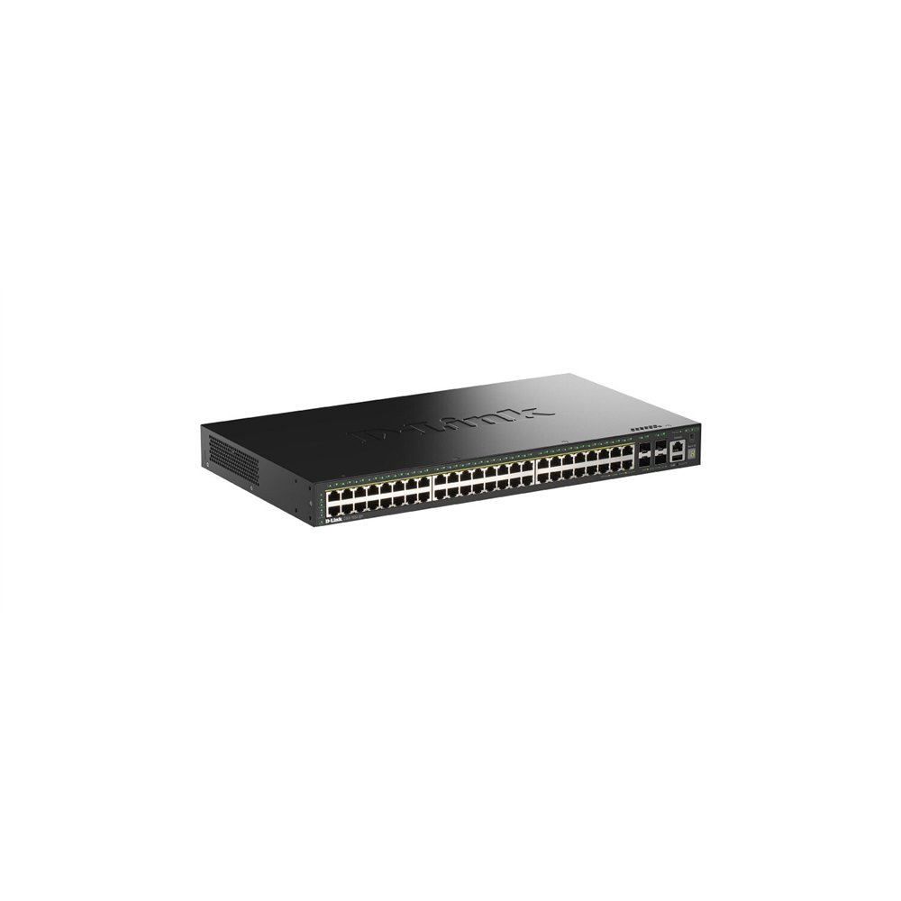 d-link dgs-1530-52p/e switch gestionado l2 gigabit ethernet (10/100/1000) energía sobre ethernet (poe) negro