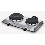 severin dk 1014 hobs acero inoxidable encimera 45.5 cm hornillo eléctrico / placa eléctrica 2 zona(s)