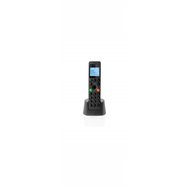 motorola dot201 teléfono dect identificador de llamadas negro