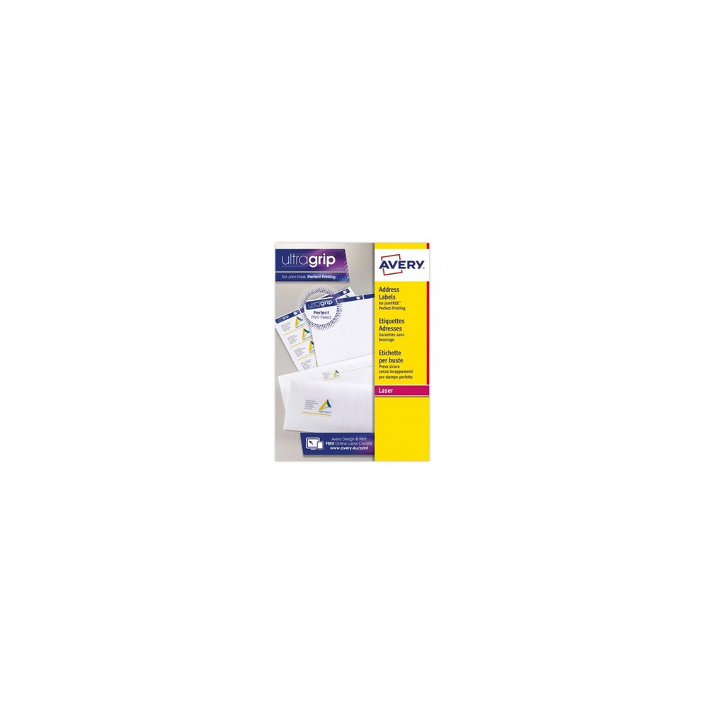 avery l7159-15 etiqueta para dirección etiqueta autoadhesiva blanco