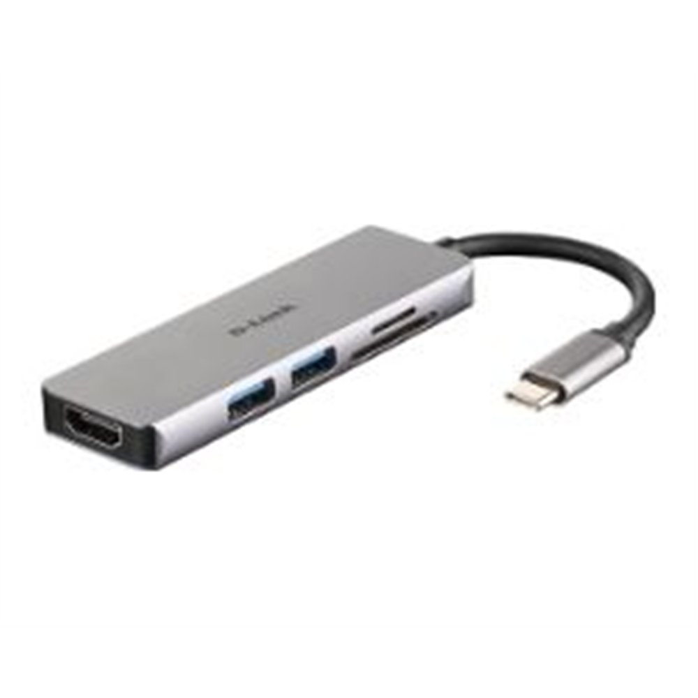 docking d-link usb-c usb3/hdmi/lector tarj. (dub-m530)
