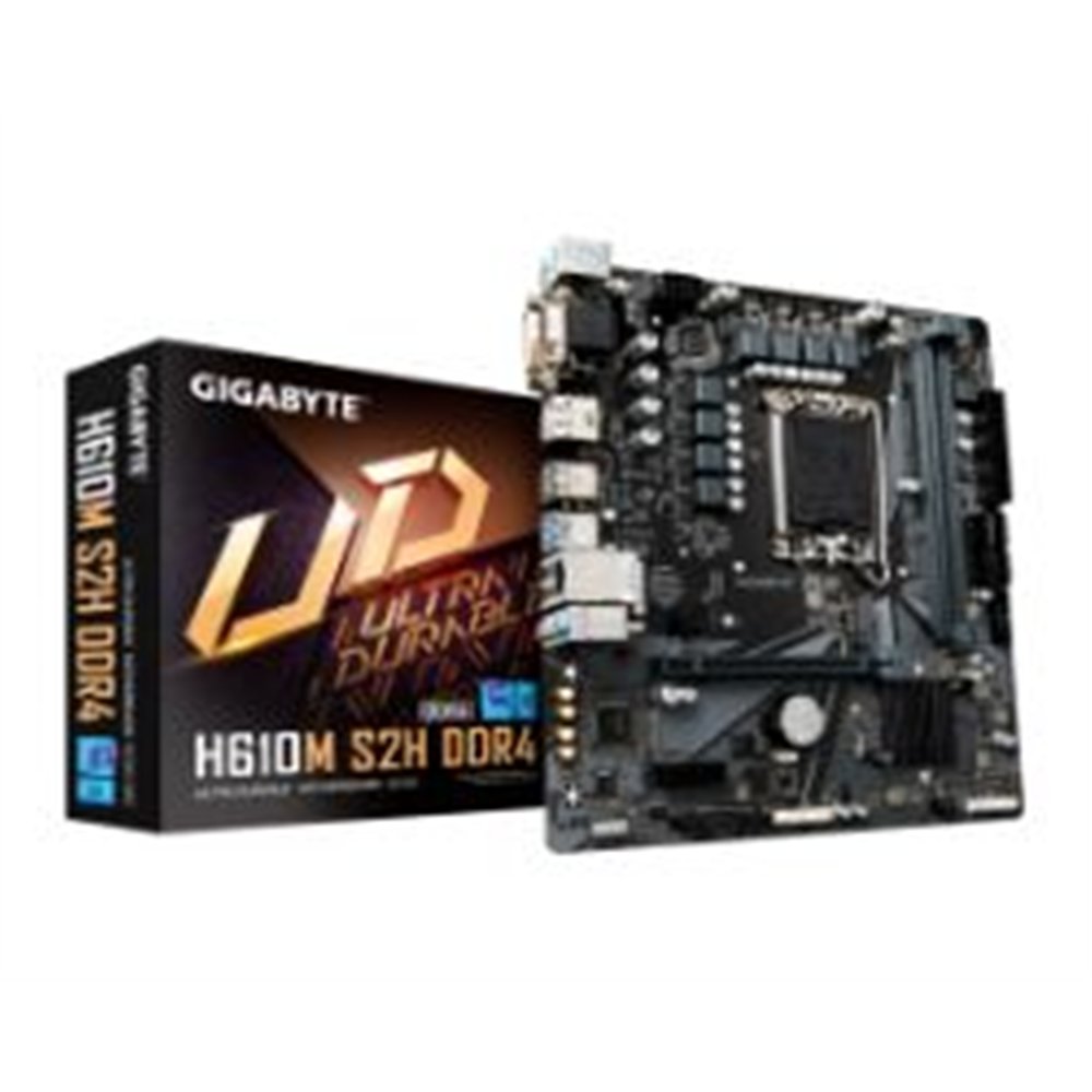 gigabyte h610m s2h v2:(1700) 2ddr4 hdmi vga dvi dp matx