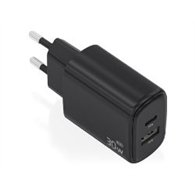 cargador de pared aisens usb-a/c 30w negro (a110-0978)