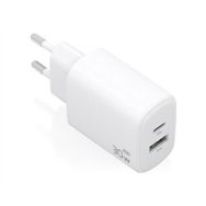 cargador de pared aisens usb-a/c 30w blanco (a110-0977)