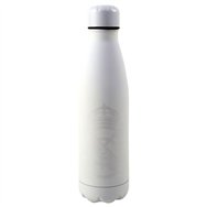 botella blanca acero inoxidable real madrid 600ml