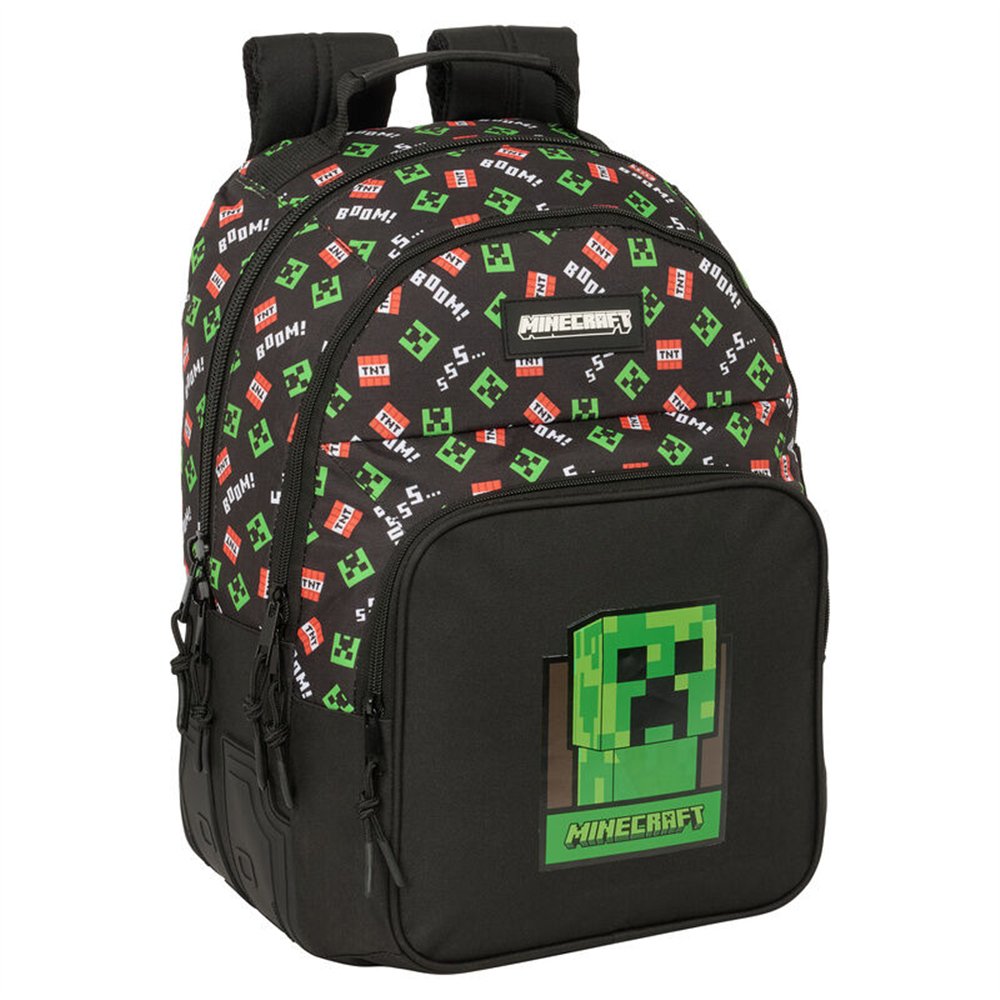 mochila minecraft 42cm adaptable