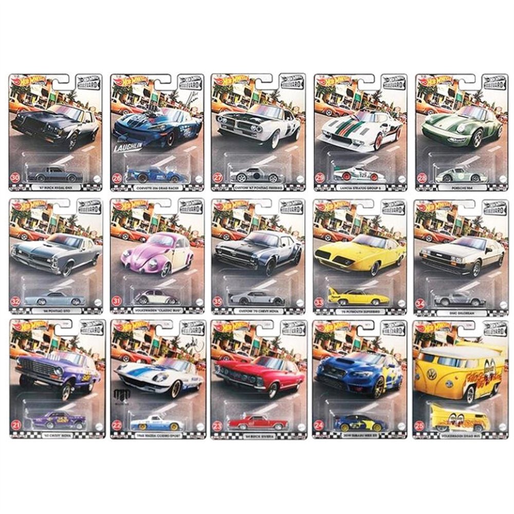 coche boulevard hot wheels surtido
